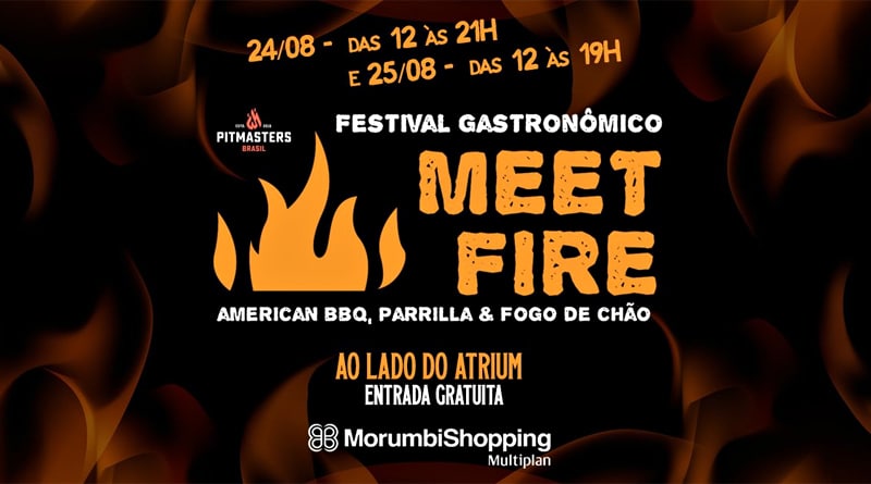 MorumbiShopping em São Paulo realiza festival Meet Fire nos dias 24 e 25