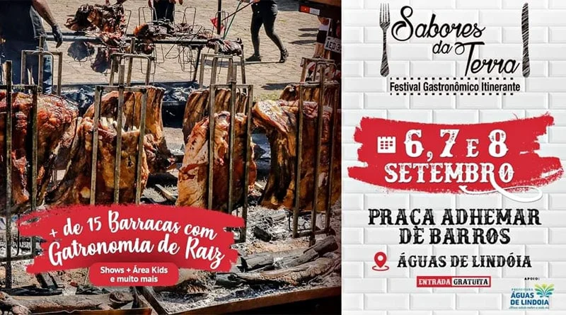 Águas de Lindóia recebe o Festival Sabores da Terra a partir desta sexta