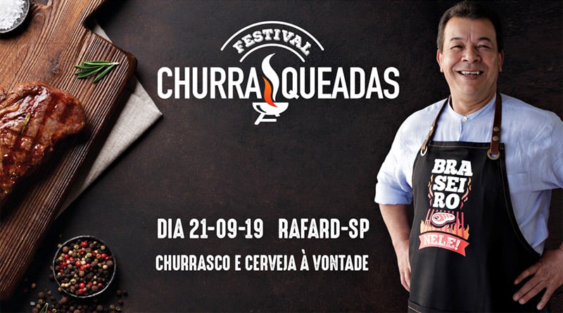 Festival Churrasqueadas acontece dia 21 de setembro em Rafard