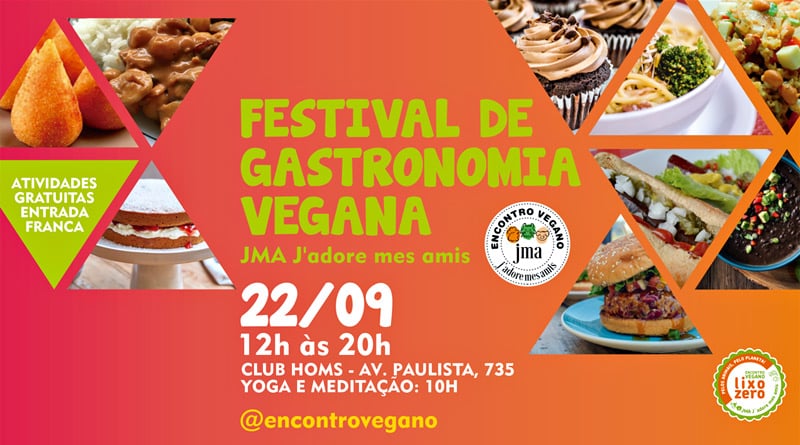 Festival de Gastronomia Vegana JMA acontece em São Paulo no dia 22