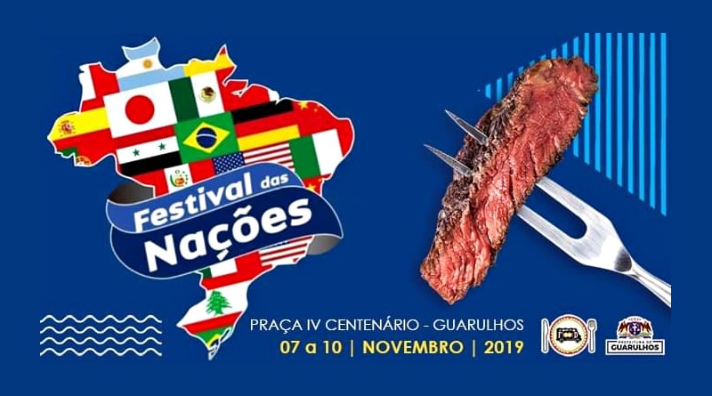 Festival das Nações acontece em Guarulhos entre os dias 7 e 10 de novembro
