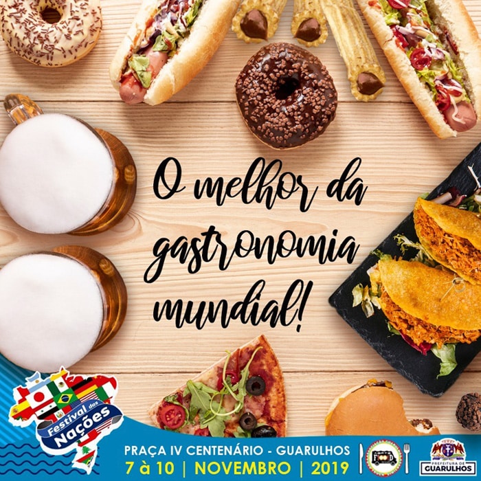 Festival das Nações acontece em Guarulhos entre os dias 7 e 10 de novembro
