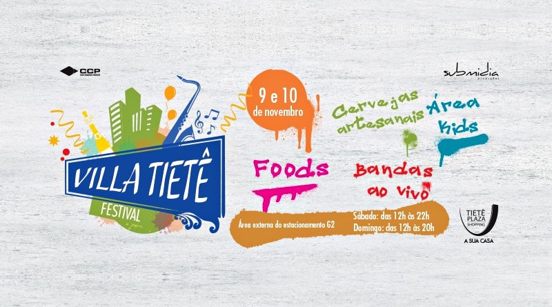 Festival Villa Tietê reúne food trucks e shows no Tietê Plaza Shopping em SP