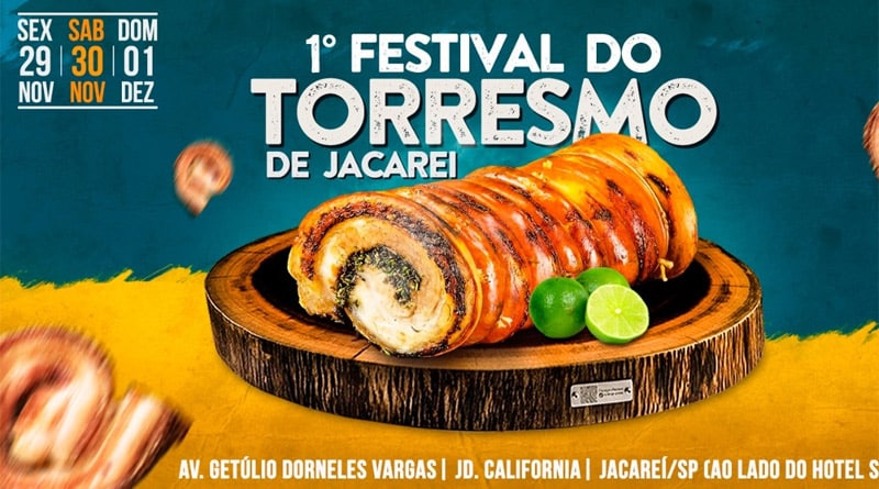 Jacareí recebe festivais de torresmo, churros e cerveja a partir do dia 29