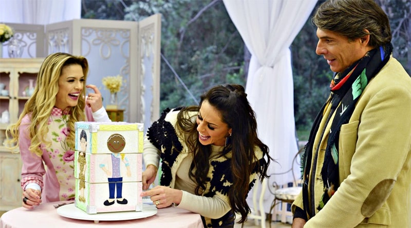 Neste sábado o Bake Off Brasil tem bolo giratório de três andares