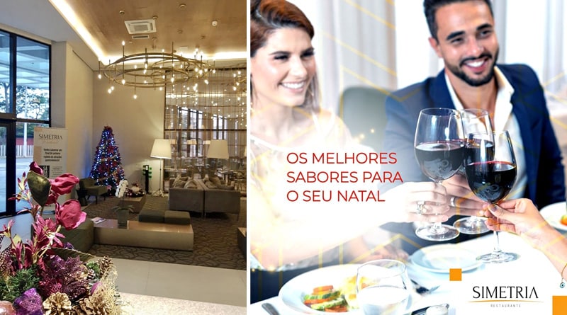 Simetria Restaurante em Indaiatuba oferece almoço de Natal