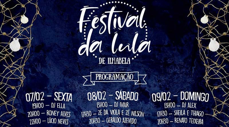 1º Festival da Lula de Ilhabela acontece entre os dias 7 e 9 de fevereiro
