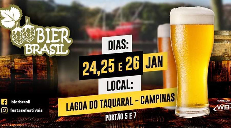 Festival Bier Brasil acontece entre os dias 24 e 26 em Campinas