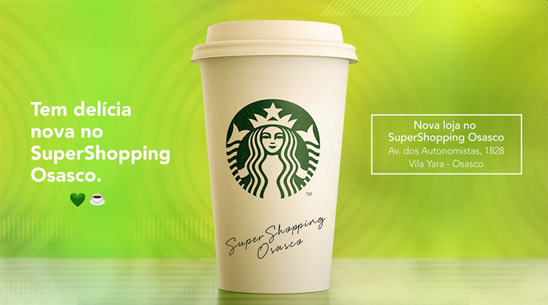 SuperShopping Osasco inaugura primeira unidade da Starbucks na cidade