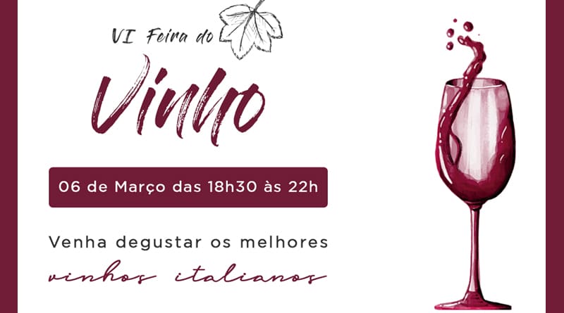 Importadora Vino Italia promove nesta sexta em Indaiatuba a 6ª Feira do Vinho