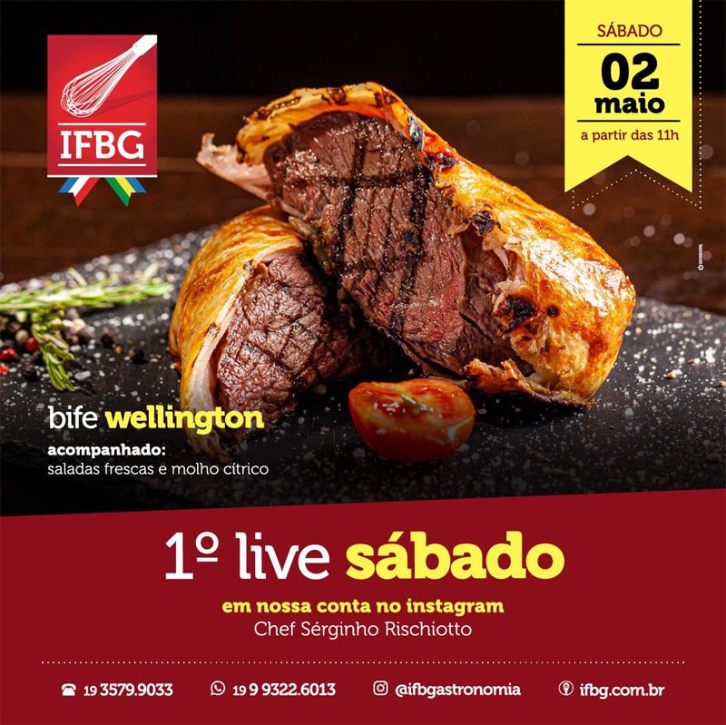 Primeiro "IFBG Live Gourmet" em pauta!