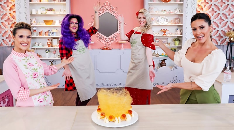 Bake Off Brasil - A Cereja do Bolo recebe Tathi e Mina neste sábado