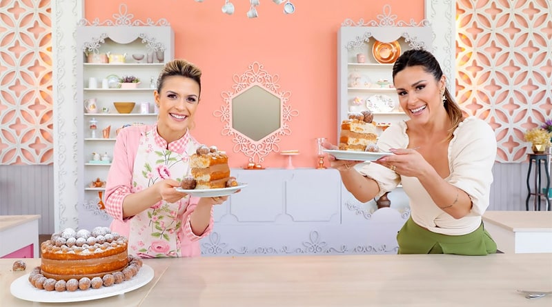 Bake Off Brasil - A Cereja do Bolo recebe Tathi e Mina neste sábado