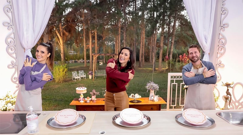 Chris Flores e Lucas Anderi participam do Bake Off Brasil - A Cereja do Bolo