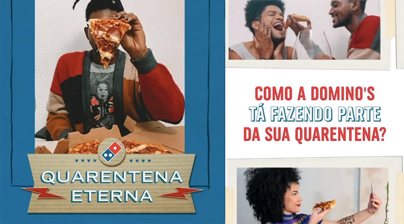 Participe da Quarentena Eterna da Domino's e concorra a 1 ano de pizza grátis