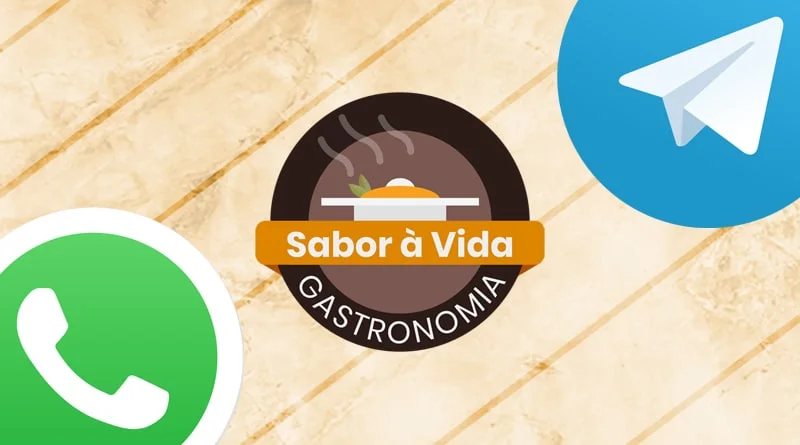 Sabor à Vida Gastronomia agora está também no WhatsApp e Telegram