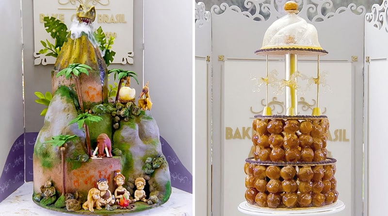 Bake Off Brasil deste sábado tem "Início das Eras" e "Carrossel Croquembouche"