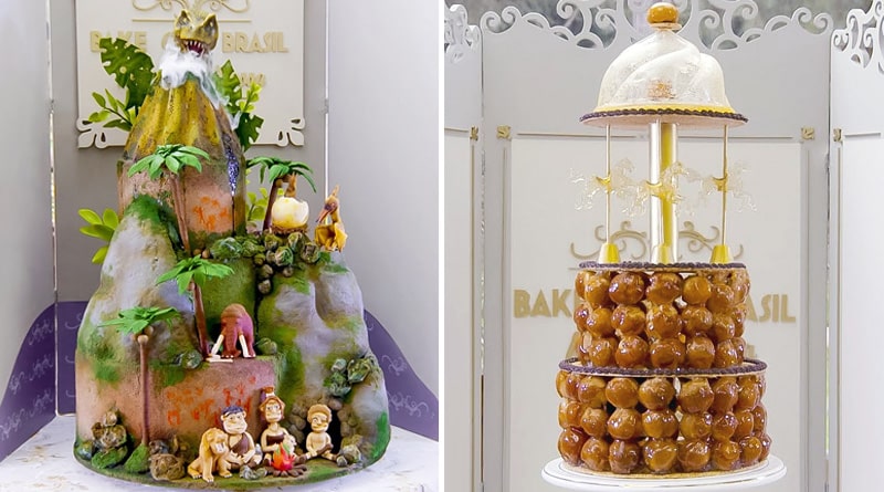 Bake Off Brasil deste sábado tem “Início das Eras” e “Carrossel Croquembouche”