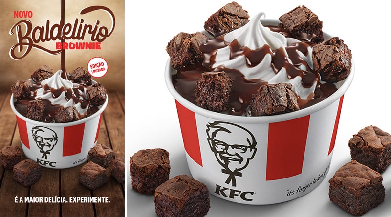 Baldelírio Brownie: KFC inova com o lançamento desta irresistível sobremesa