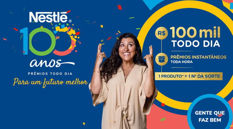 Nestlé completa 100 anos no Brasil e comemora com mega promoção