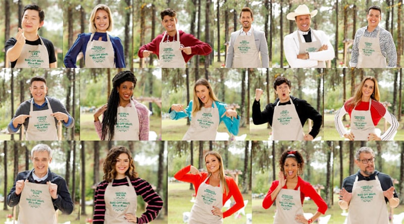 Bake Off Brasil - Celebridades estreia dia 20 no SBT com time de estrelas