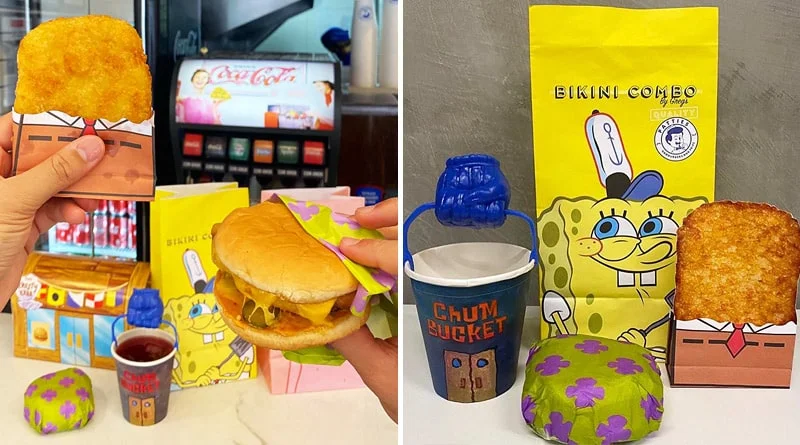 Em São Paulo, Nickelodeon e Patties lançam combo temático do Bob Esponja