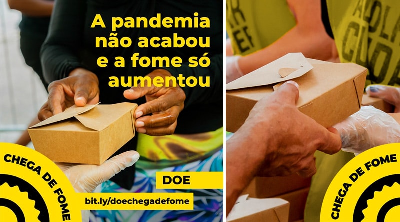 Chega de Fome: Gastromotiva lança campanha para arrecadar fundos para a causa