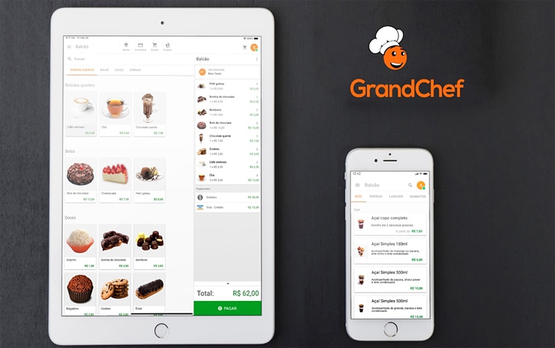 GrandChef desenvolve aplicativo para agilizar o atendimento em restaurantes