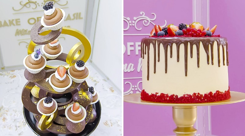 Repescagem do Bake Off Brasil - Celebridades tem "Torre de Cupcakes" e "Bolo Vertical"