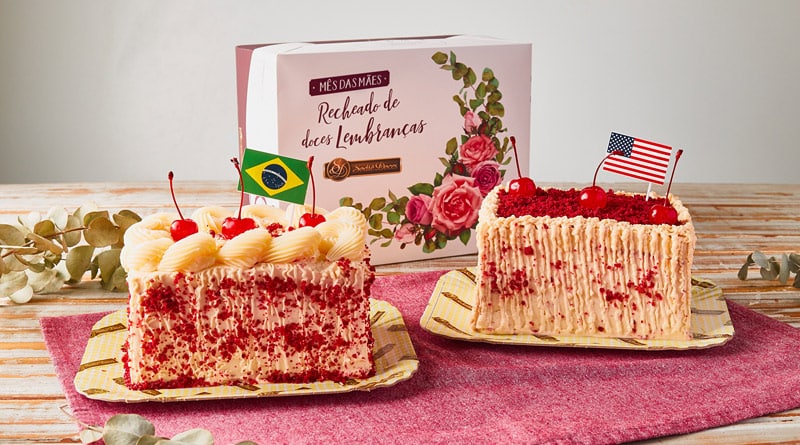 Sodiê Doces lança Bolo Red Velvet para o Dia das Mães em duas versões