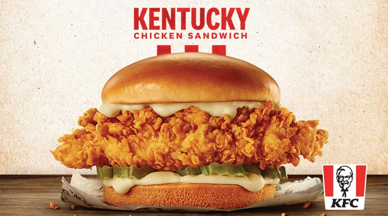 KFC realiza Semana do Kentucky com sanduíche grátis até domingo, dia 30