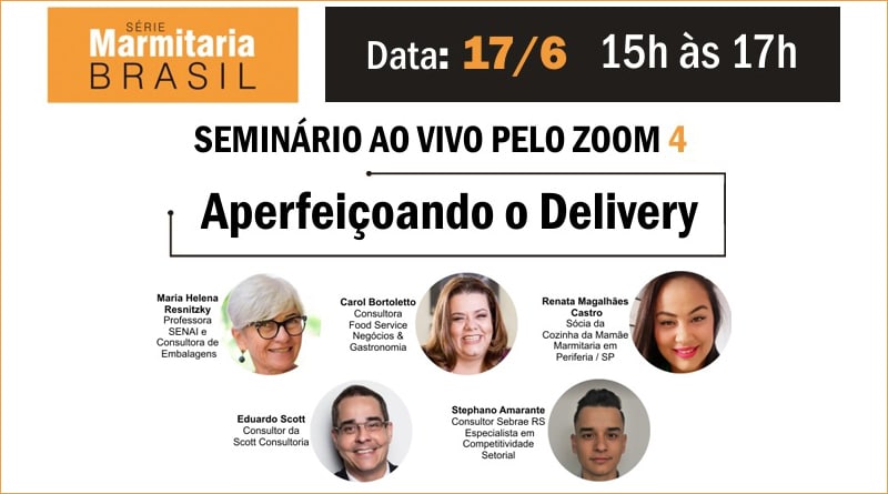 Seminário gratuito "Aperfeiçoando o Delivery"