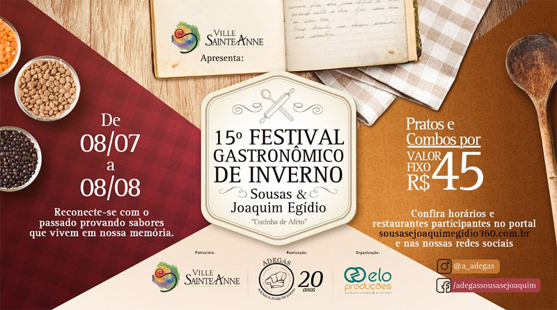 15ª edição do Festival de Sousas e Joaquim Egídio em Campinas começa em julho