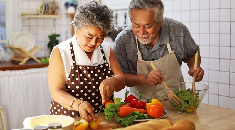 Benefícios da dieta vegetariana na terceira idade