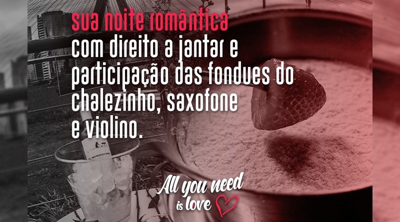 Experiência gastronômica “All You Need Is Love” chega dia 11 na capital