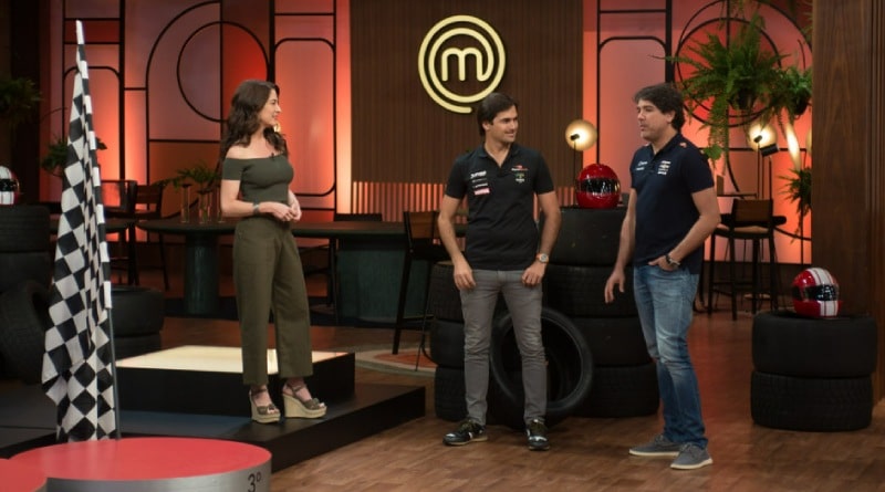 Nelson Piquet Jr. e Cacá Bueno são os convidados do MasterChef desta terça