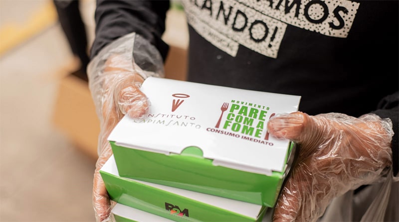 Pare com a Fome: Instituto Capim Santo faz 9 anos e distribui 100 mil refeições