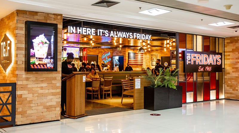 TGI Fridays inaugura lojas no Pátio Paulista e MorumbiShopping em São Paulo