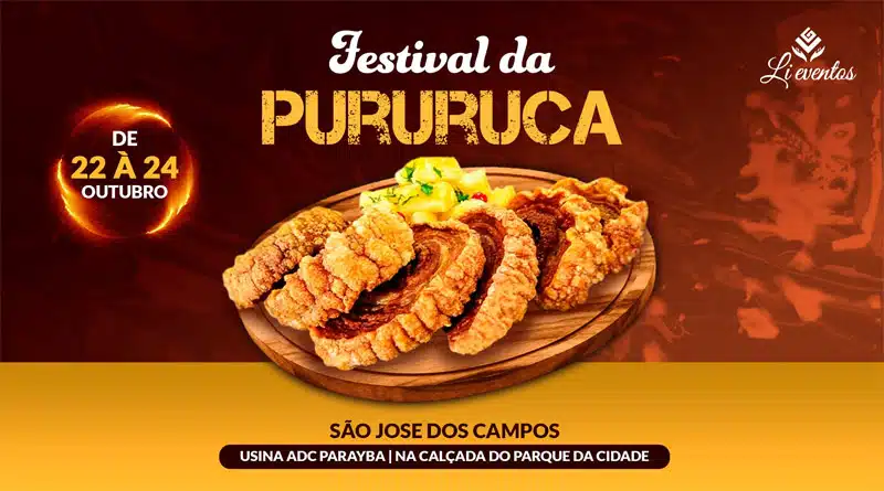 Festival da Pururuca ocorre em São José dos Campos entre os dias 22 e 24