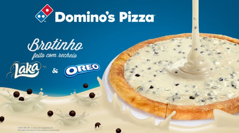 Novidade! Domino's lança brotinho Laka Oreo