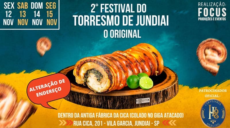 Jundiaí recebe 2ª edição do Festival do Torresmo entre os dias 12 e 15