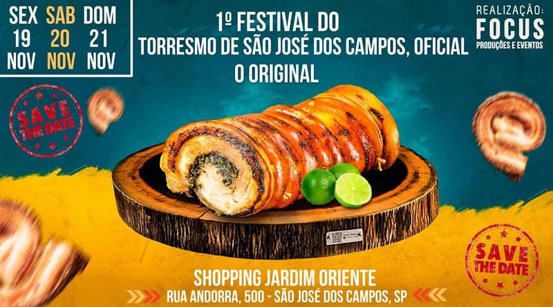 São José dos Campos recebe entre os dias 19 e 21 o 1º Festival do Torresmo