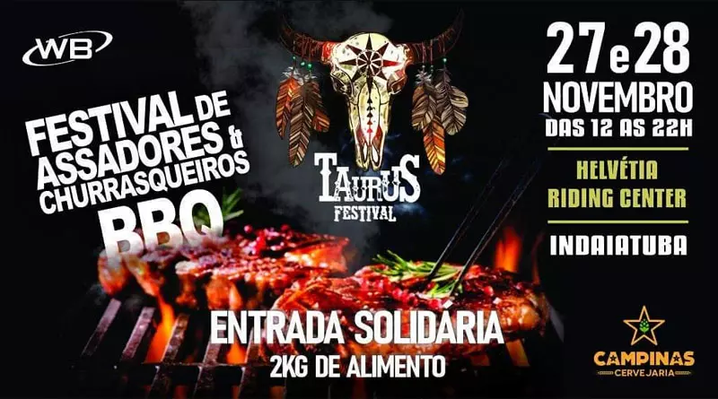 Taurus Festival ocorre neste fim de semana em Indaiatuba com entrada solidária