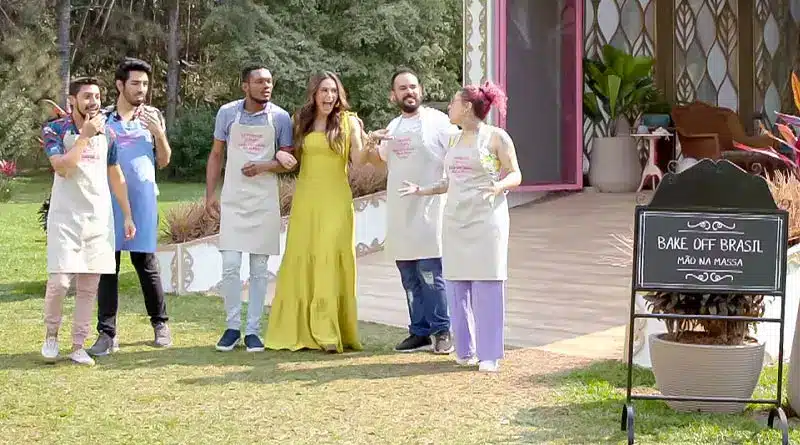 Bake Off Brasil deste sábado tem prova na área externa pela primeira vez