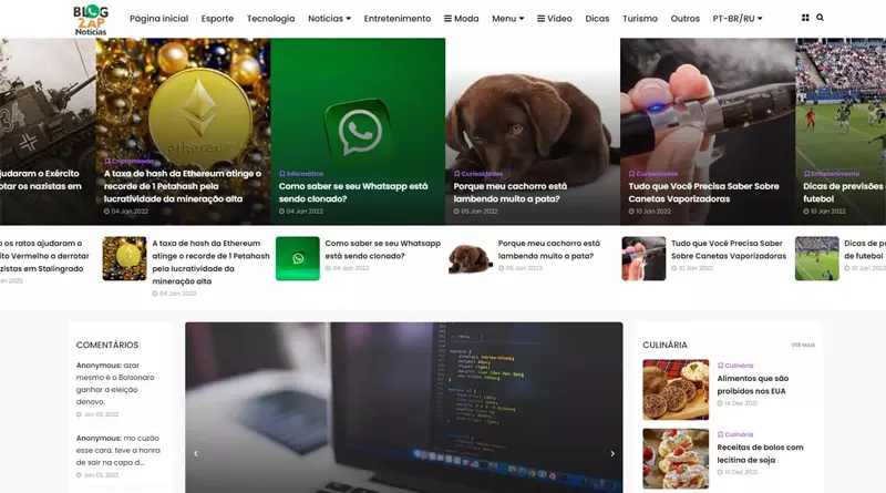 BlogZap: o melhor do entretenimento online em um só lugar