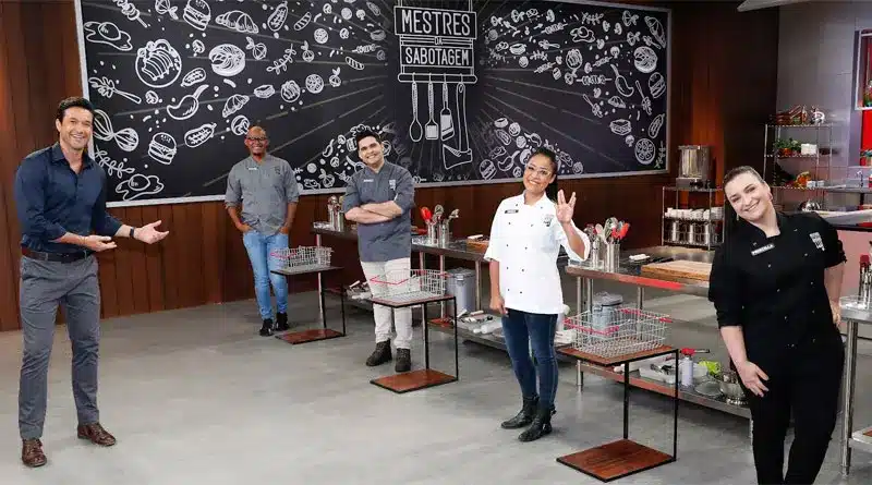 Confeiteiros do Bake Off Brasil participam do Mestres da Sabotagem deste sábado