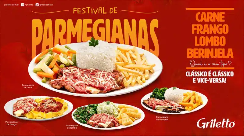 Griletto retorna com o seu Festival de Parmegianas