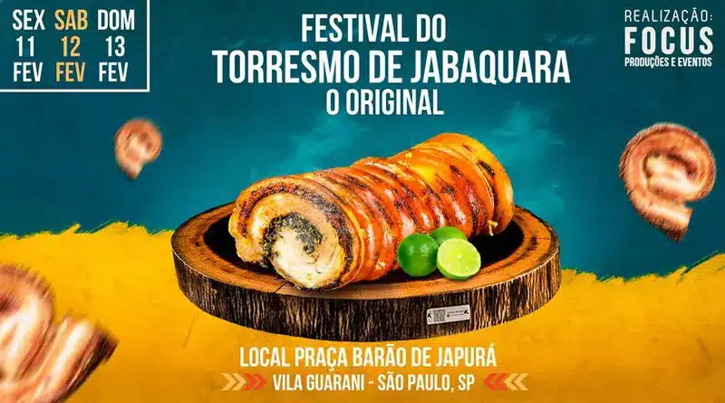 Jabaquara em SP recebe nova edição do Festival do Torresmo a partir desta sexta
