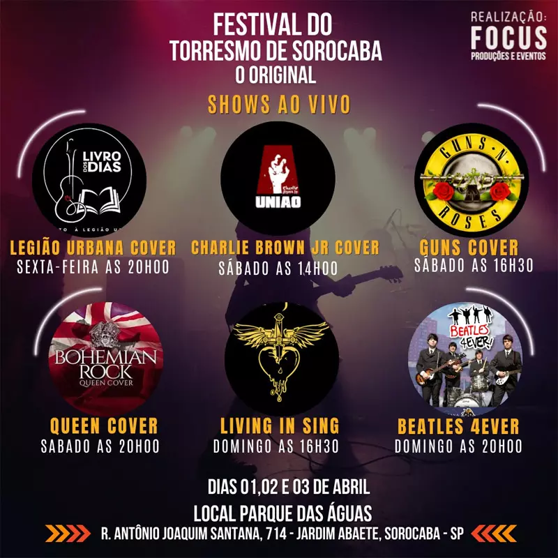 Festival do Torresmo de Sorocaba começa nesta sexta no Parque das Águas