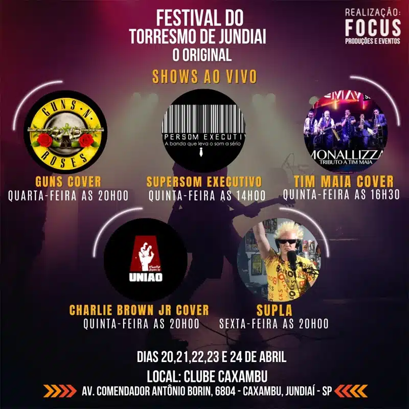 Festival do Torresmo de Jundiaí ocorre entre os dias 20 e 24 no Clube Caxambu